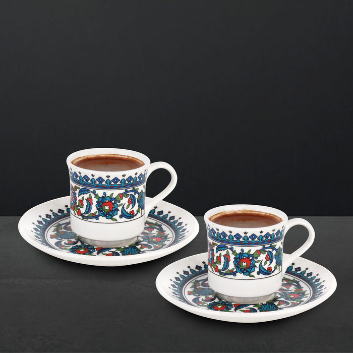 Set Cesti de Cafea 12 Piese, Albastru
Alb, GELENEKSEL 004