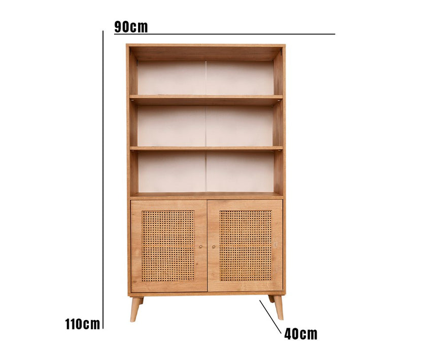 Etajera-Raft Cartii Asi Home Hazeran Bookshelf , Stejar, 40 x110 x90cm