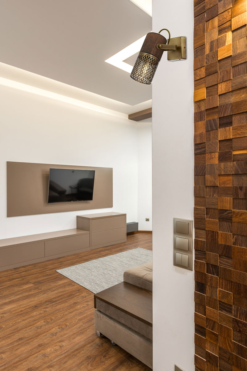 Lustra moderna aplicata Avonni Antic, 1XE27, AR-1830-1E - AsiHome