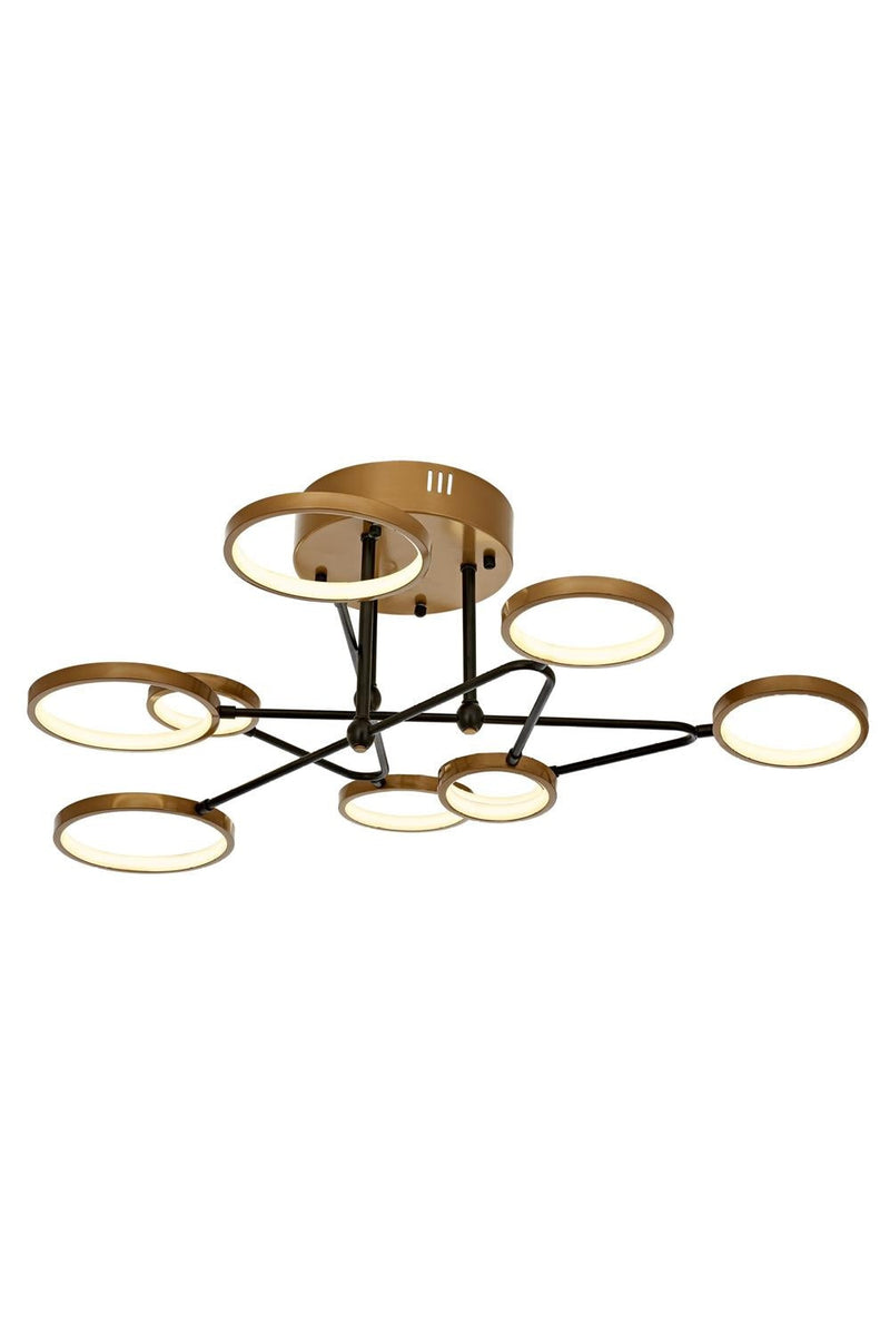 Lustra LED Avonni Negru , 8XLED, AR-1873-5BSY - AsiHome