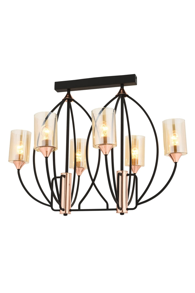 Lustra moderna Avonni 1660, 6XE27 - AsiHome