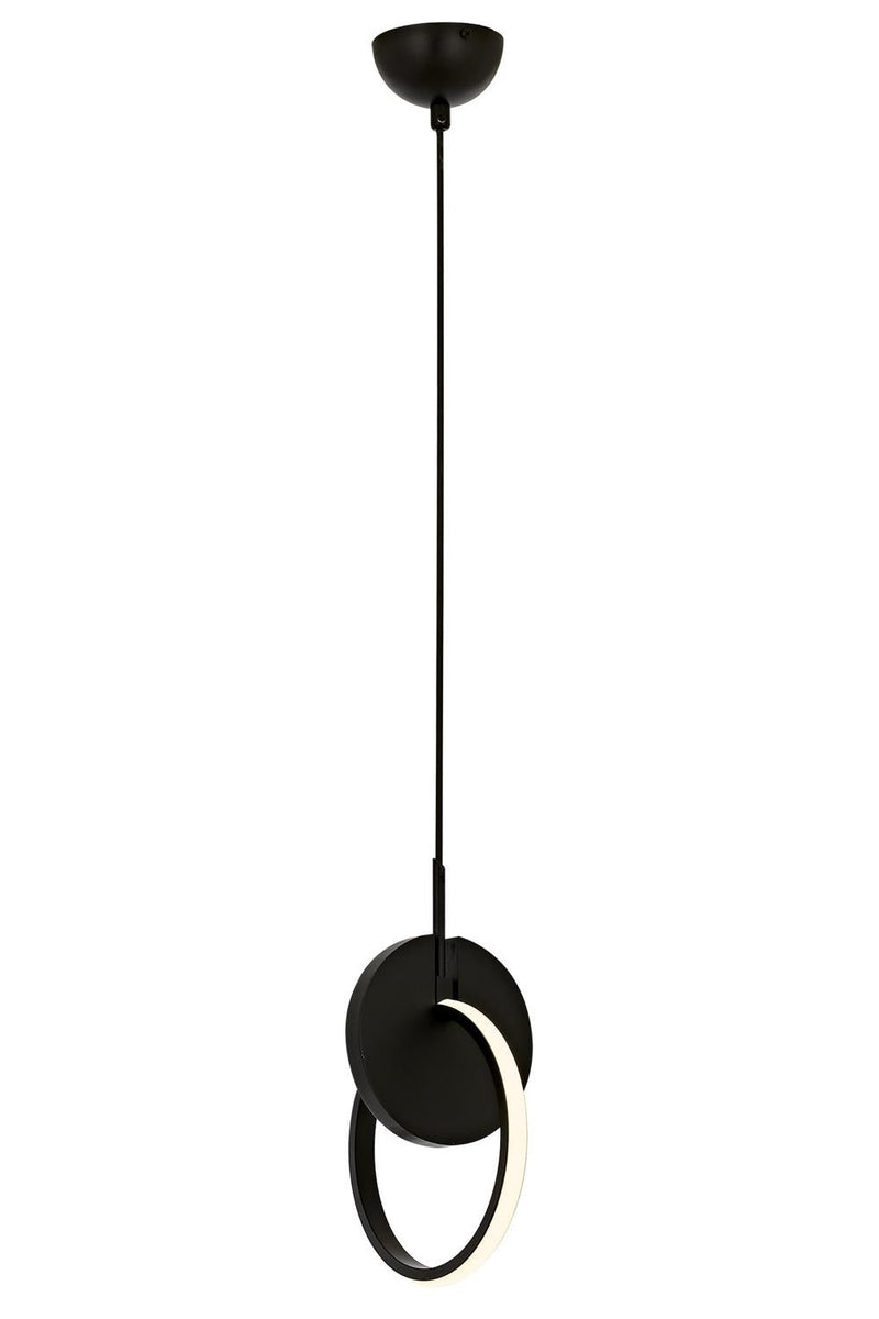 Lustra LED Avonni Negru , 1XLED, AV-1874-1BSY - AsiHome
