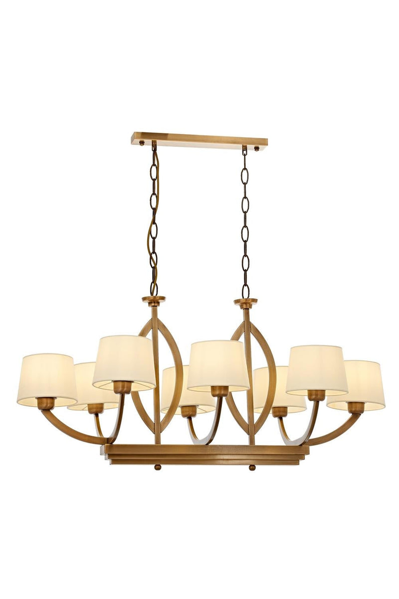 Lustra moderna Avonni Antic, 8XE27, AV-1876-8ES-YM - AsiHome