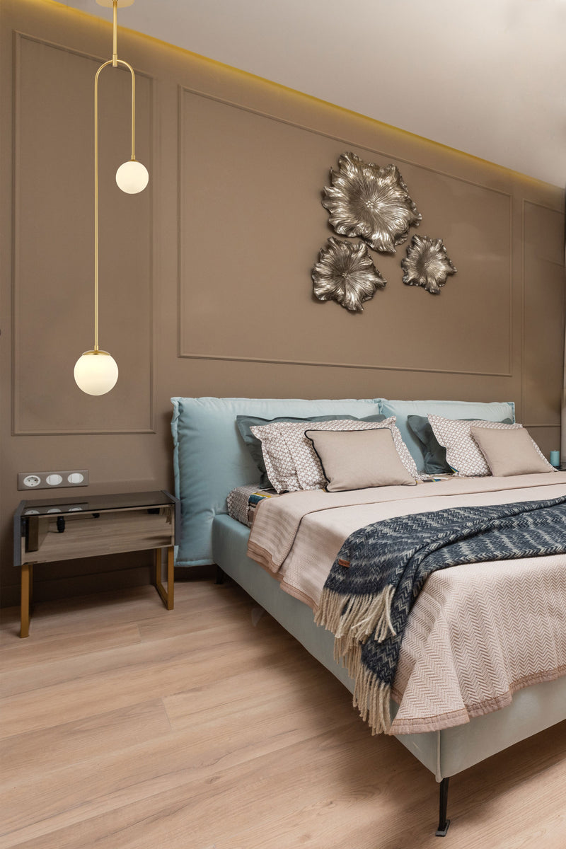 Lustra moderna Avonni Auriu, 2XG9, AV-1897-2BSA - AsiHome