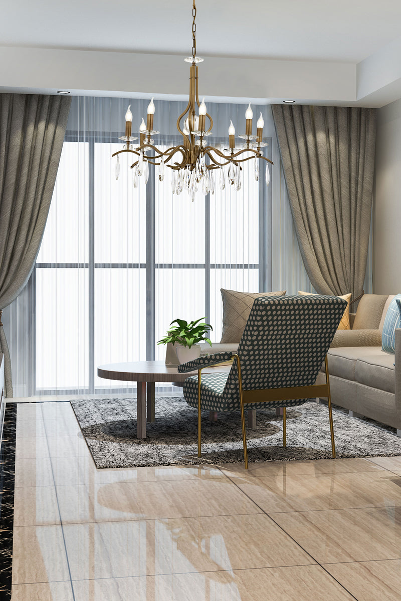 Lustra clasica Avonni Antic, 8XE14, AV-1902-8E - AsiHome