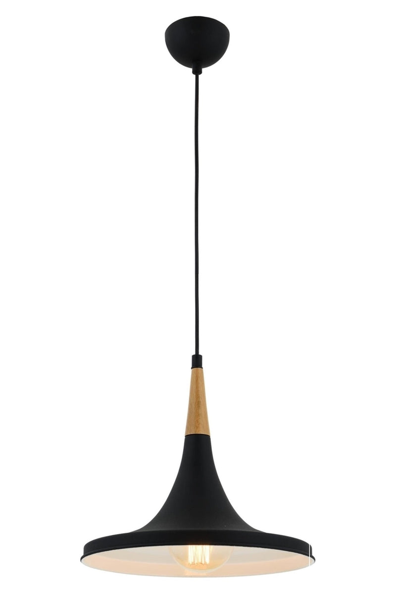 Lustra moderna Avonni Negru , 1XE27, AV-4100-A6-BSY - AsiHome