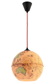 Lustra moderna Avonni Crem patinat , 1XE14, AV-4107-GLOBE - AsiHome