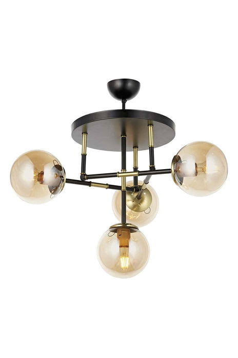 Lustra moderna Avonni 4331, Negru, E27 - AsiHome