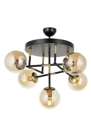 Lustra moderna Avonni 4331, Negru, E27 - AsiHome