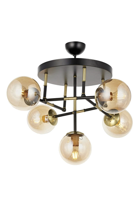 Lustra moderna Avonni 4331, Negru, E27 - AsiHome