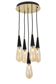 Lustra moderna Avonni Antic, 5XE14, AV-4236-5ET - AsiHome
