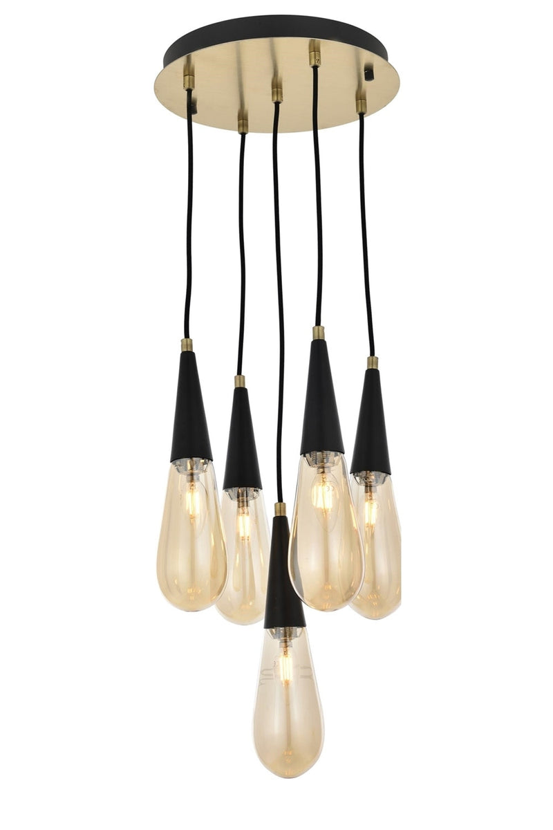Lustra moderna Avonni Antic, 5XE14, AV-4236-5ET - AsiHome