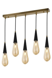 Lustra moderna Avonni Antic, 5XE14, AV-4236-5EY - AsiHome