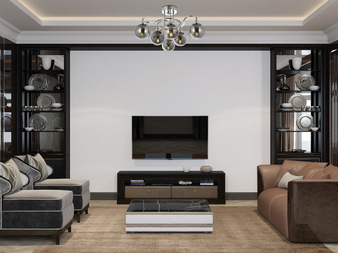 Lustra moderna Avonni Crom 1761, E27 - AsiHome