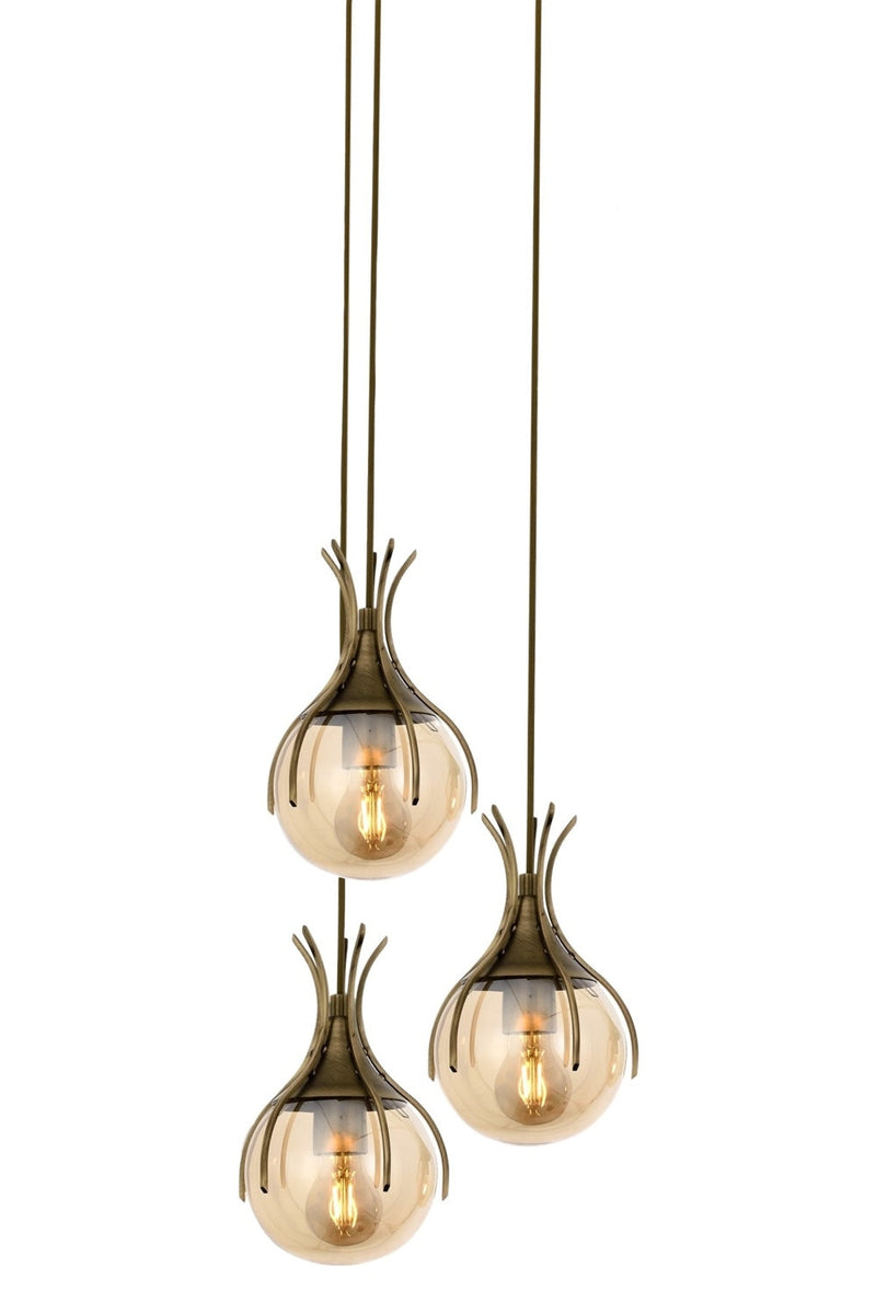 Lustra moderna Avonni Antic, 3XE27, AV-1766-3ET - AsiHome