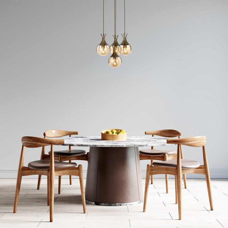 Lustra moderna Avonni Antic, 4XE27, AV-1766-4ET - AsiHome