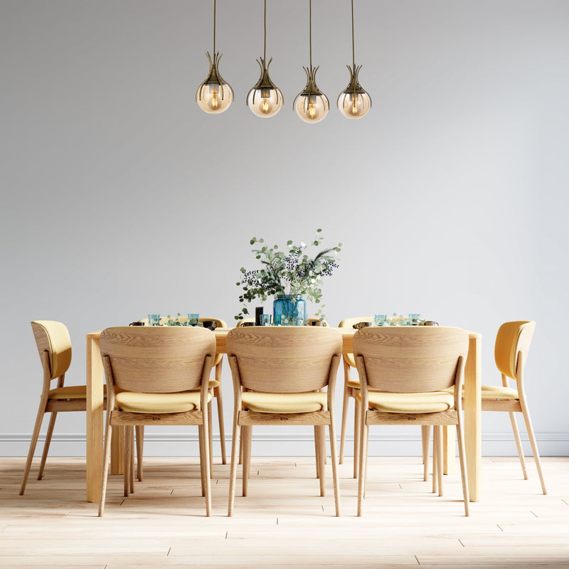 Lustra moderna Avonni Antic, 4XE27, AV-1766-4EY - AsiHome