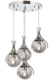 Lustra moderna Avonni Crom , 4XE27, AV-1766-4KT - AsiHome