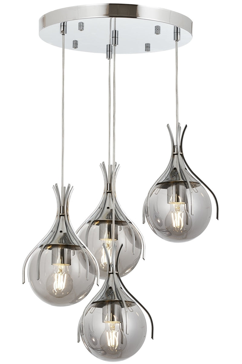 Lustra moderna Avonni Crom , 4XE27, AV-1766-4KT - AsiHome