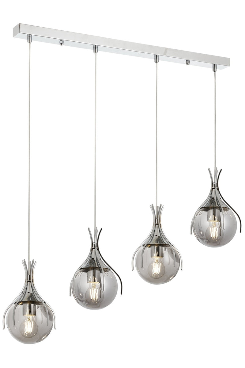 Lustra moderna Avonni Crom , 4XE27, AV-1766-4KY - AsiHome