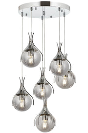 Lustra moderna Avonni Crom , 6XE27, AV-1766-6KT - AsiHome
