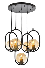 Lustra moderna Avonni Negru 4275 - AsiHome
