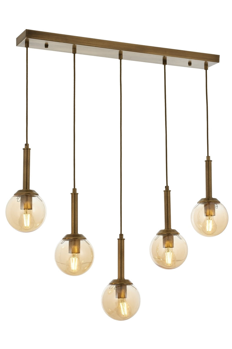 Lustra moderna Avonni Antic, 5XE27, AV-1781-5EY - AsiHome