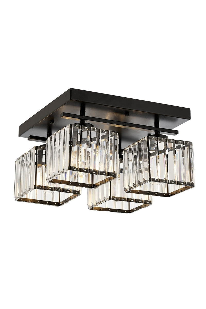 Lustra moderna Avonni Negru , 4XE27, AV-1795-4BSY - AsiHome