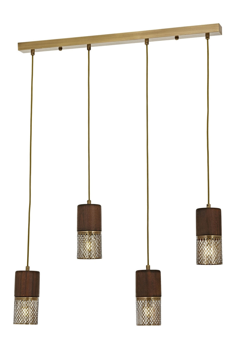Lustra moderna Avonni Antic, 4XE27, AV-1830-4EY - AsiHome