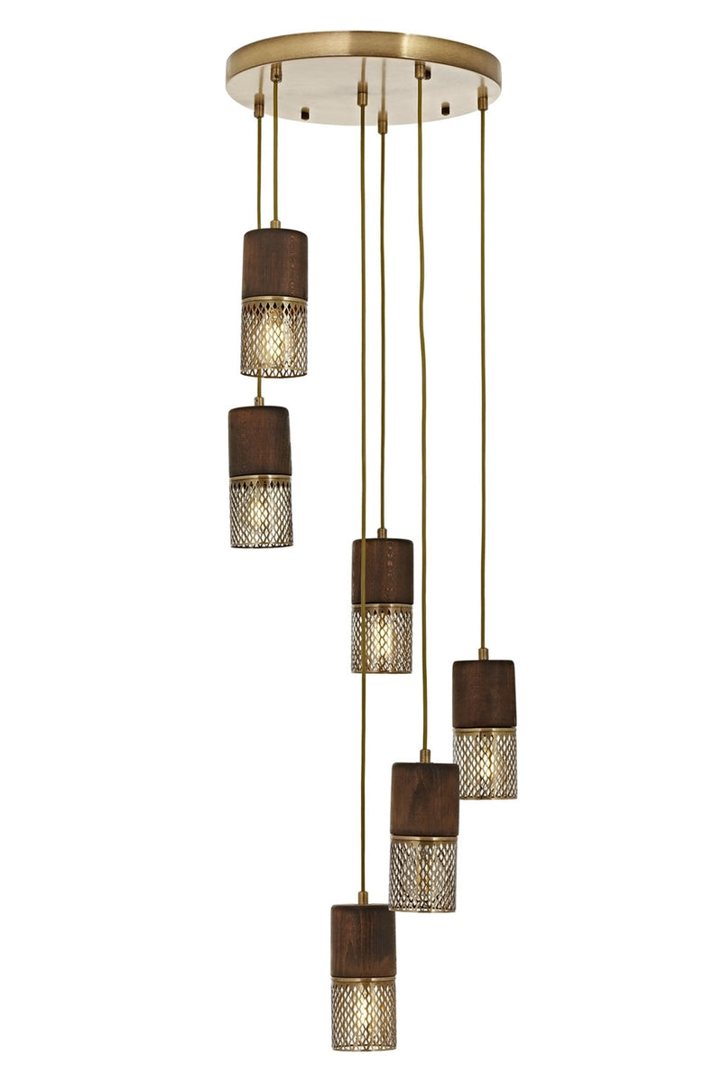 Lustra moderna Avonni Antic, 6XE27, AV-1830-6ET - AsiHome