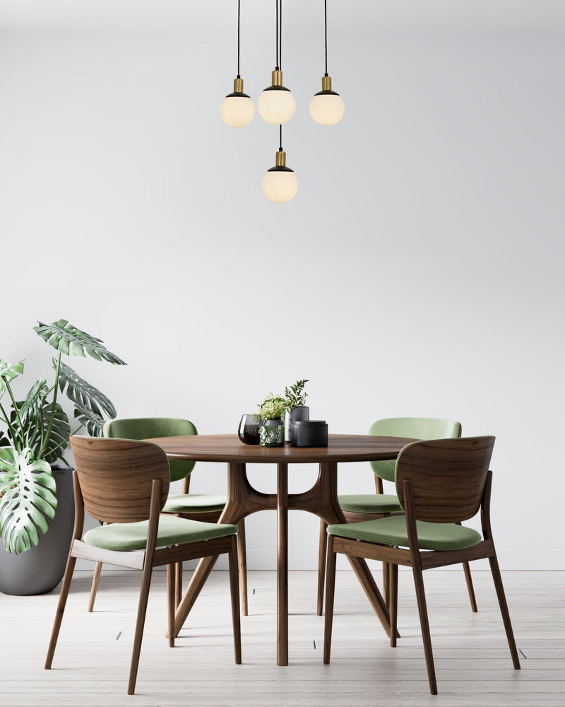 Lustra moderna Avonni Negru , 4XE27, AV-1838-4BSY - AsiHome