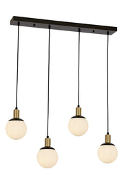 Lustra moderna Avonni Negru , 4XE27, AV-1838-4Y-BSY - AsiHome