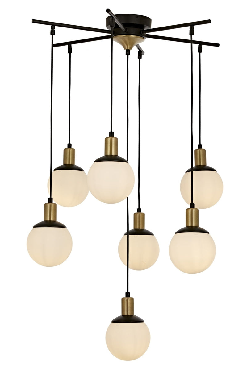 Lustra moderna Avonni Negru , 7XE27, AV-1838-7BSY - AsiHome