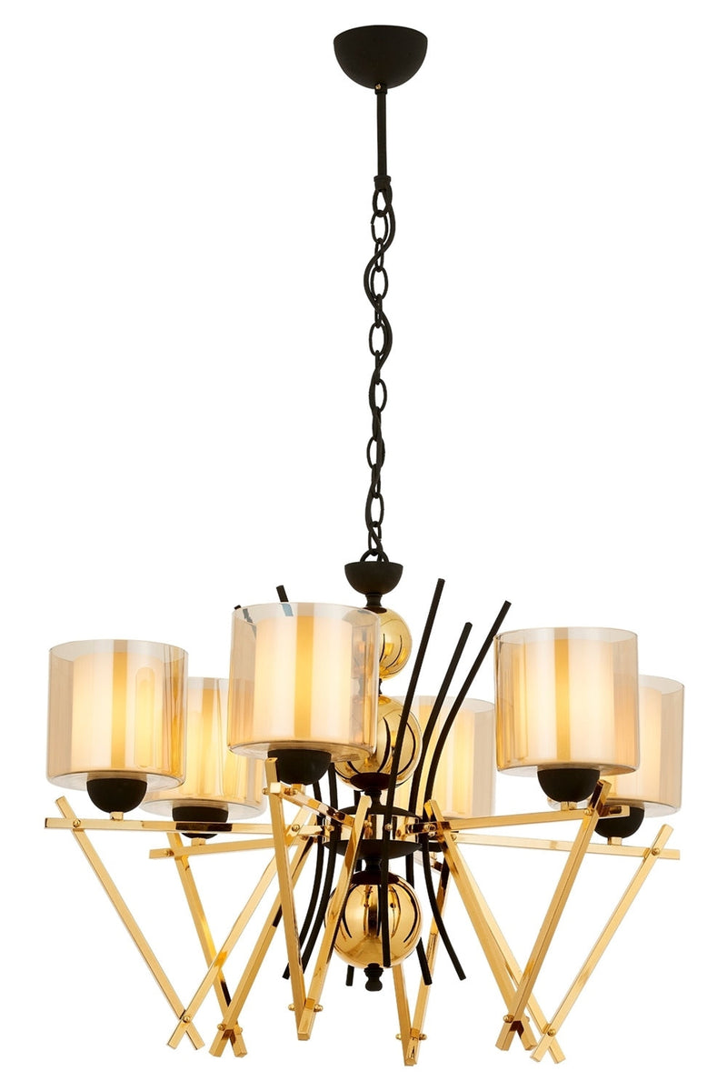 Lustra moderna Avonni Auriu, 6XE27, AV-4301-6S - AsiHome