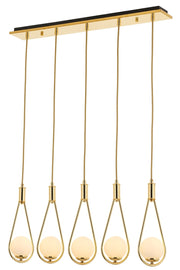 Lustra moderna Avonni 4316, Auriu, G9 - AsiHome