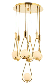 Lustra moderna Avonni Auriu, 7XG9, AV-4316-7ST - AsiHome