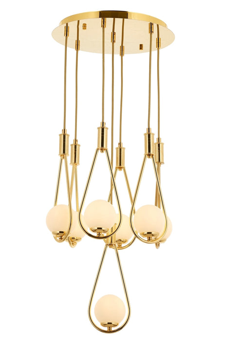Lustra moderna Avonni 4316, Auriu, G9 - AsiHome