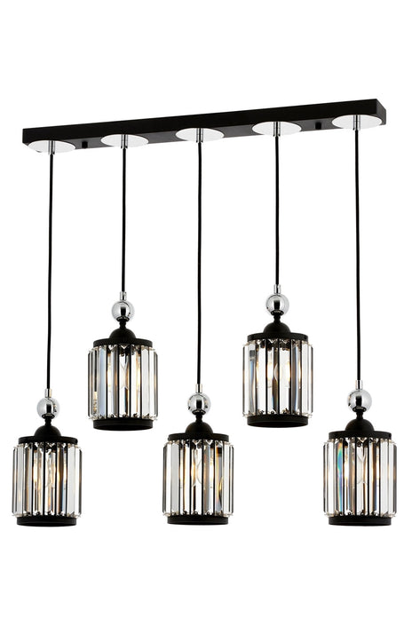 Lustra moderna Avonni 4318, Negru, E27 - AsiHome