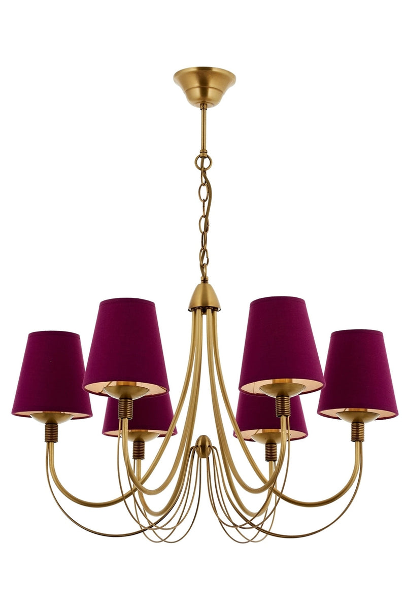 Lustra clasica Avonni Antic, 6XE14, AV-4325-6E - AsiHome