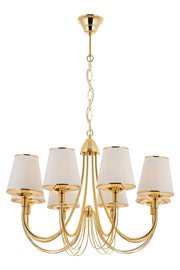 Lustra clasica Avonni Auriu, 8XE14, AV-4325-6S - AsiHome