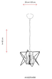 Lustra moderna Avonni 65076, E27 - AsiHome
