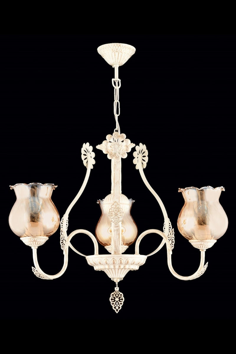 Lustra clasica Avonni 65114, Crem patinat, E27 - AsiHome