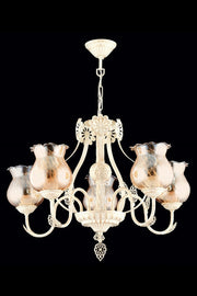 Lustra clasica Avonni 65114, Crem patinat, E27 - AsiHome