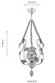 Lustra clasica Avonni 65119 , 1XE27 - AsiHome