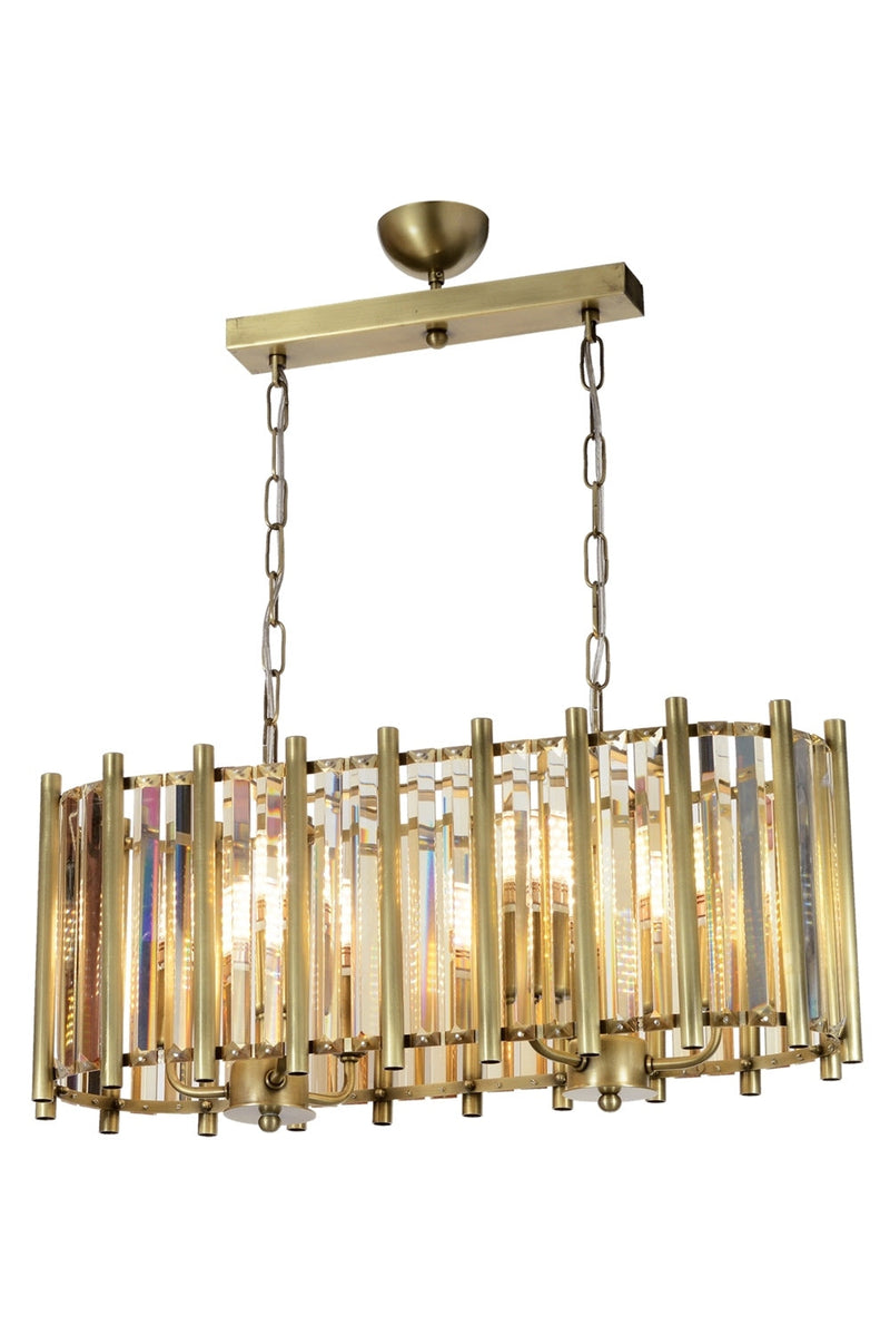 Lustra moderna Avonni Antic, 6XE14, AV-65222-YM-E - AsiHome
