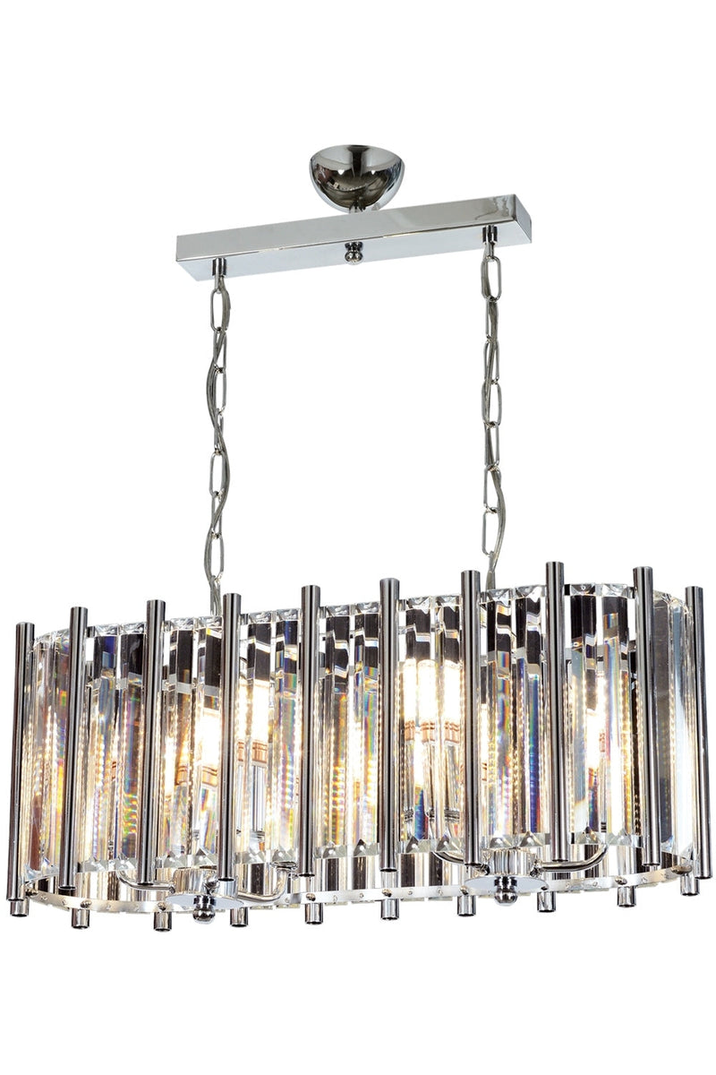 Lustra moderna Avonni Crom , 6XE14, AV-65222-YM-K - AsiHome
