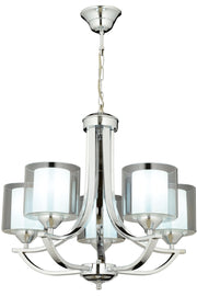 Lustra moderna Avonni Crom , 5XE27, AV-65228-5K - AsiHome