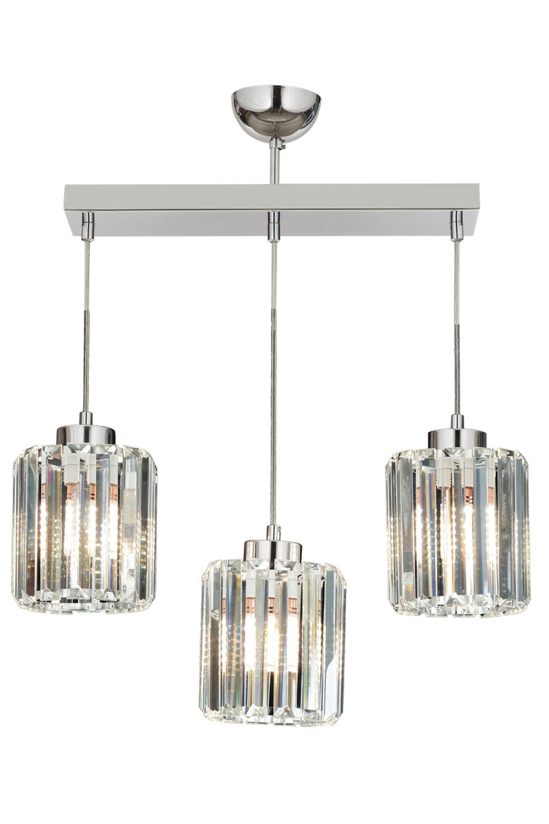 Lustra moderna Avonni Crom , 3XE27, AV-65230-3KY - AsiHome