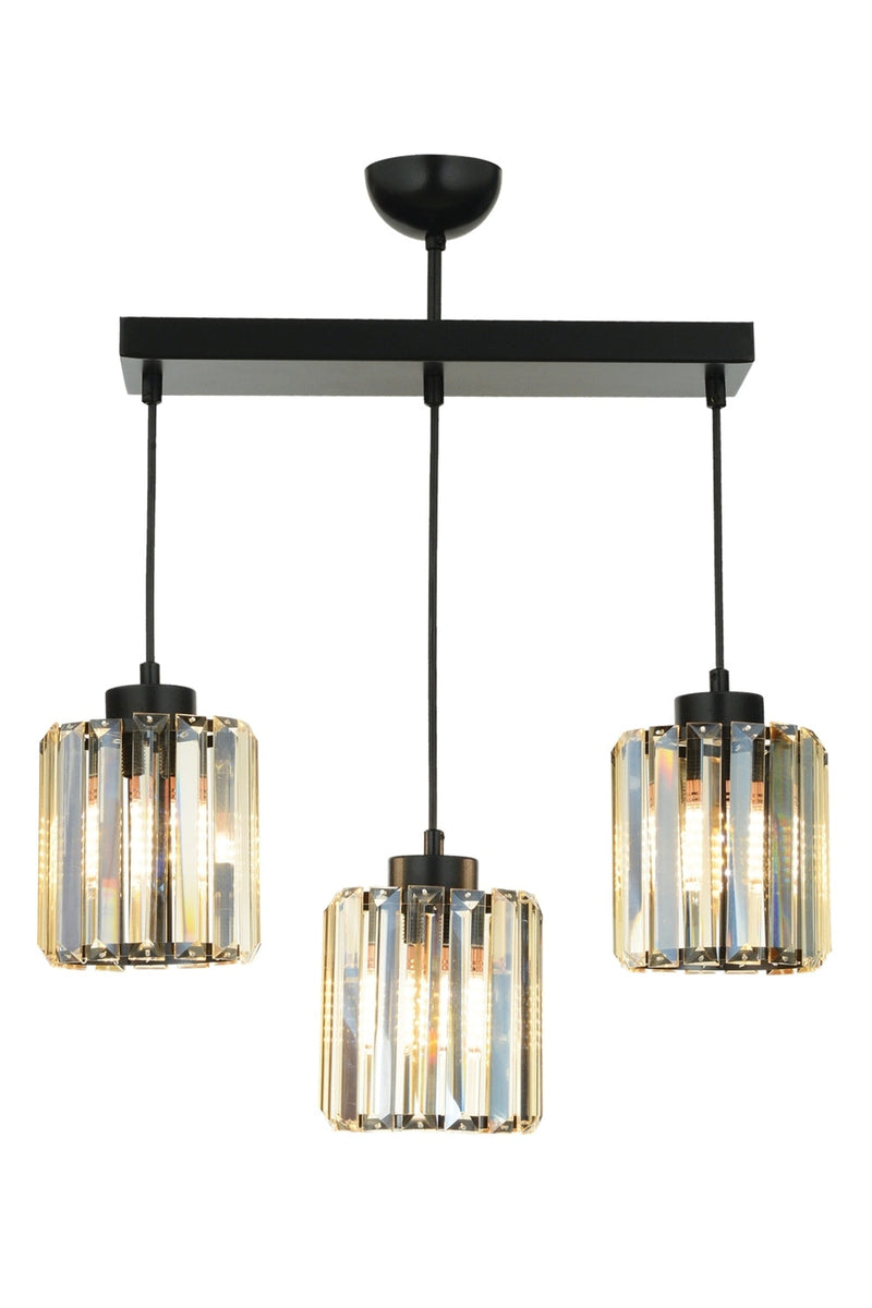 Lustra moderna Avonni Negru , 3XE27, AV-65230-3Y-BSY - AsiHome