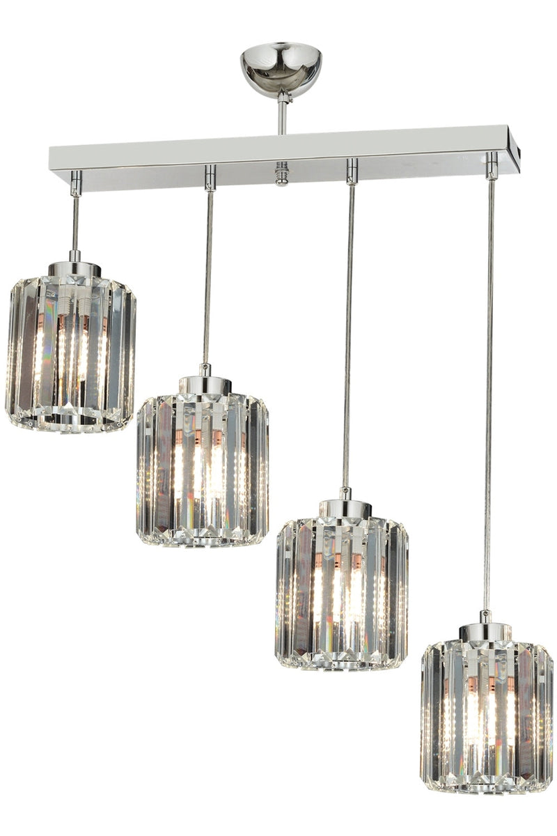 Lustra moderna Avonni Crom , 4XE27, AV-65230-4KY - AsiHome